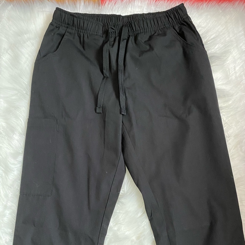 Red panda scrub pants